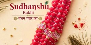 Premium Crystal Beads Rakhi