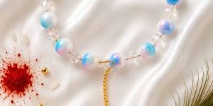 Traditional Crustal Lumba Bracelet Rakhi