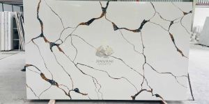 Calacatta White Quartz Stone Slab