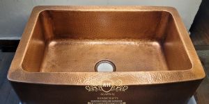 Double Bowl Copper Kitchen Sink