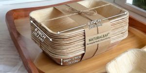 Rectangular Areca Leaf Bowls