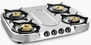 Stainless Steel Four Burner Gas Stove