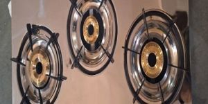 Stainless Steel Triple Burner Gas Stove