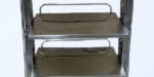 SS Laproscopy Endoscopy Equipment Trolley