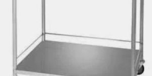 Two Shelves Hospital Instrument Trolley