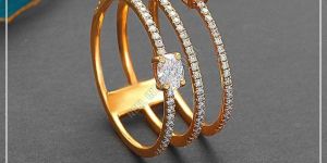 Round Diamond Gold Ring