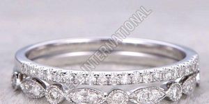 Silver Diamond Ring