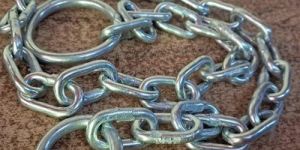 Silver Galvanized Iron Chain