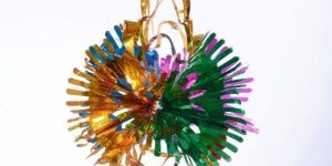 Metallic Tinsel Film Small Hanging Chandelier