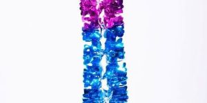 Multicolor Metallic Tinsel Film Garland