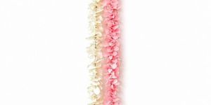Pink White Artificial Flower Garland