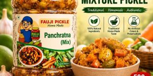 500gm Fauji Panchratna Mixture Pickle