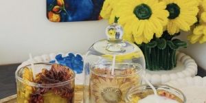 Luxurious Bell Jar Decorative Candle