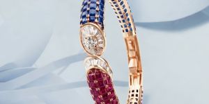 925 silver ruby blue moissanite bangle