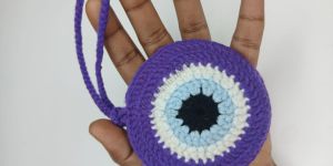 Handmade Evil Evy Crochet Pouch