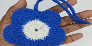 Handmade Flower Design Crochet Pouch