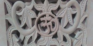 decorative 40 mm thickness pink sandstone jali