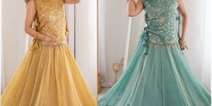 Net Lehenga Choli Set