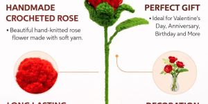 Crochet Rose Flower