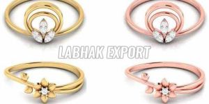 Solitaire Women Diamond Gold Ring