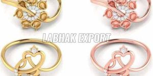 Stackable Diamond Gold Ring