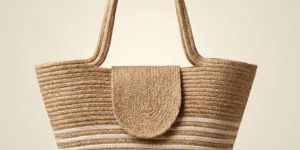 Handwoven Jute Tote Bag