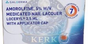 Loceryl 2.5ml Amorolfine 5% Medicated Nail Lacquer