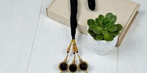 Cotton Thread Mirror Work Punjabi Hair Paranda