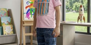 Boys Pink T-Shirt & Short Set