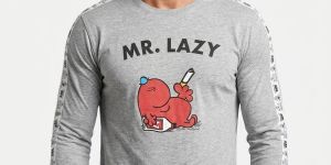Mens Grey Full Sleeve Round Neck T-Shirts