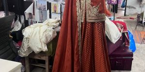 sharara jacket set