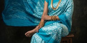 Ladies Pure Ikat Silk Designer Saree