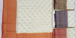 georgette fabric contrast border saree
