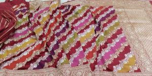 pure katan pancard handloom haat kargha saree