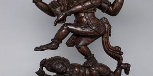36 Inch Large Wooden Nataraja Statue