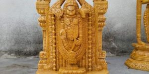 48 Inches Wooden Tirupati Balaji Statue