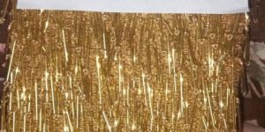 zari golden nalki pipe lace