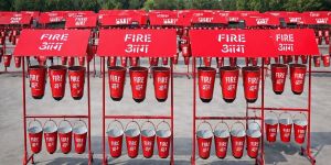 Fire Bucket with Stand