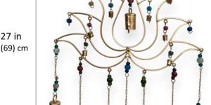 metal lotus wind chime