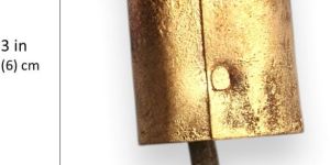 Small Rustic Gold Bell
