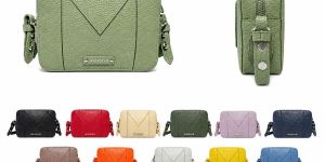 Textured Faux Leather Ladies Crossbody Bag