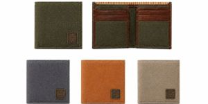 Zipper Canvas Wallet for Men