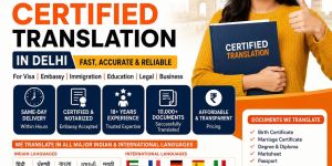 Urgent Certified Translation in Delhi Same-Day Translation Services