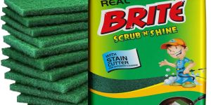 Real Brite 3X3 Inch 10 Mm Scrub Pad