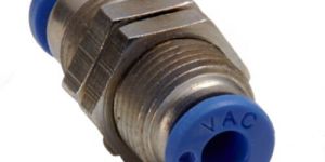 Nickel Plated Brass Pneumatic Bulkhead Union