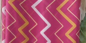 Zigzag Printed Dress Material