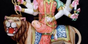Marble Unique Durga Mata Statue