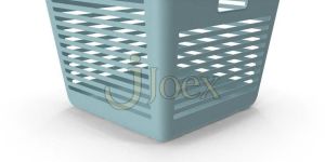 Slatted Plastic Storage Basket