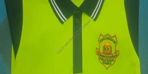 Girls Half Sleeve School T-Shirts