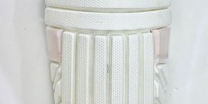 White Cricket Batting Leg Guard